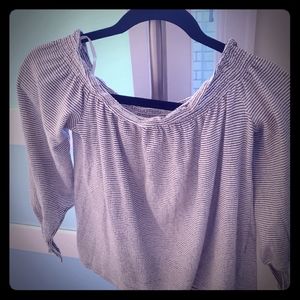 Lucky brand off the shoulder top